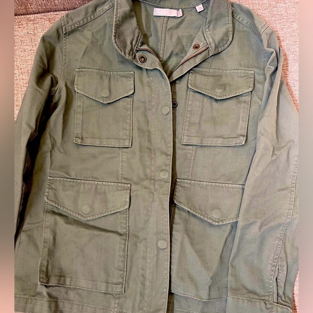 VINCE. Green Utility Jacket - Picture 7 of 8